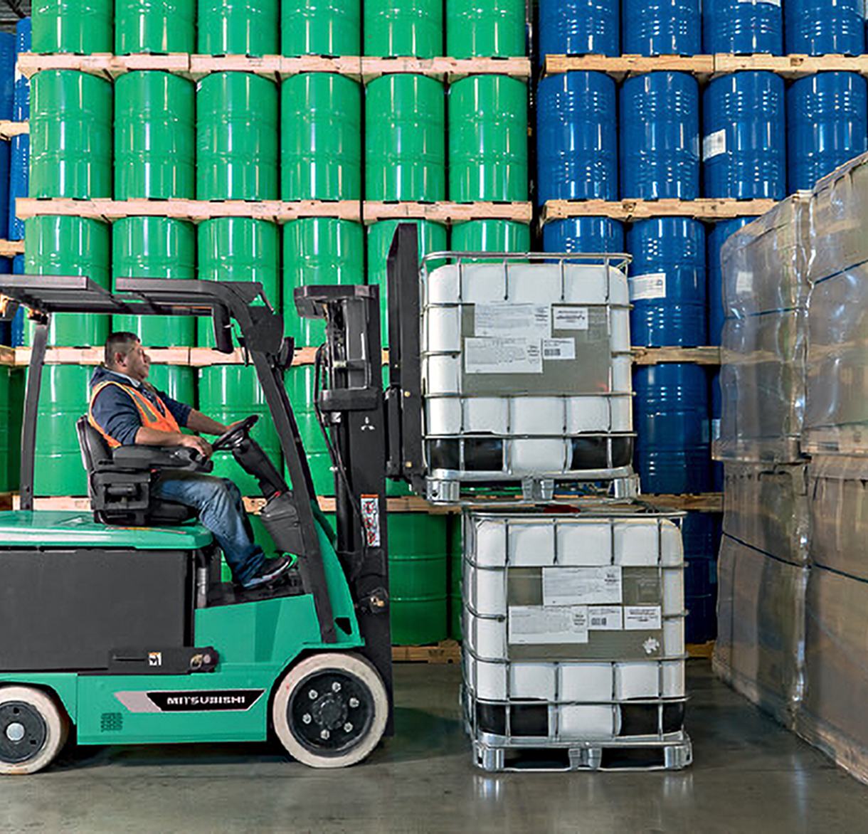 Mitsubishi 4-Wheel Sit Down Counterbalance Forklift 4,500 – 6,500 lbs. #2
