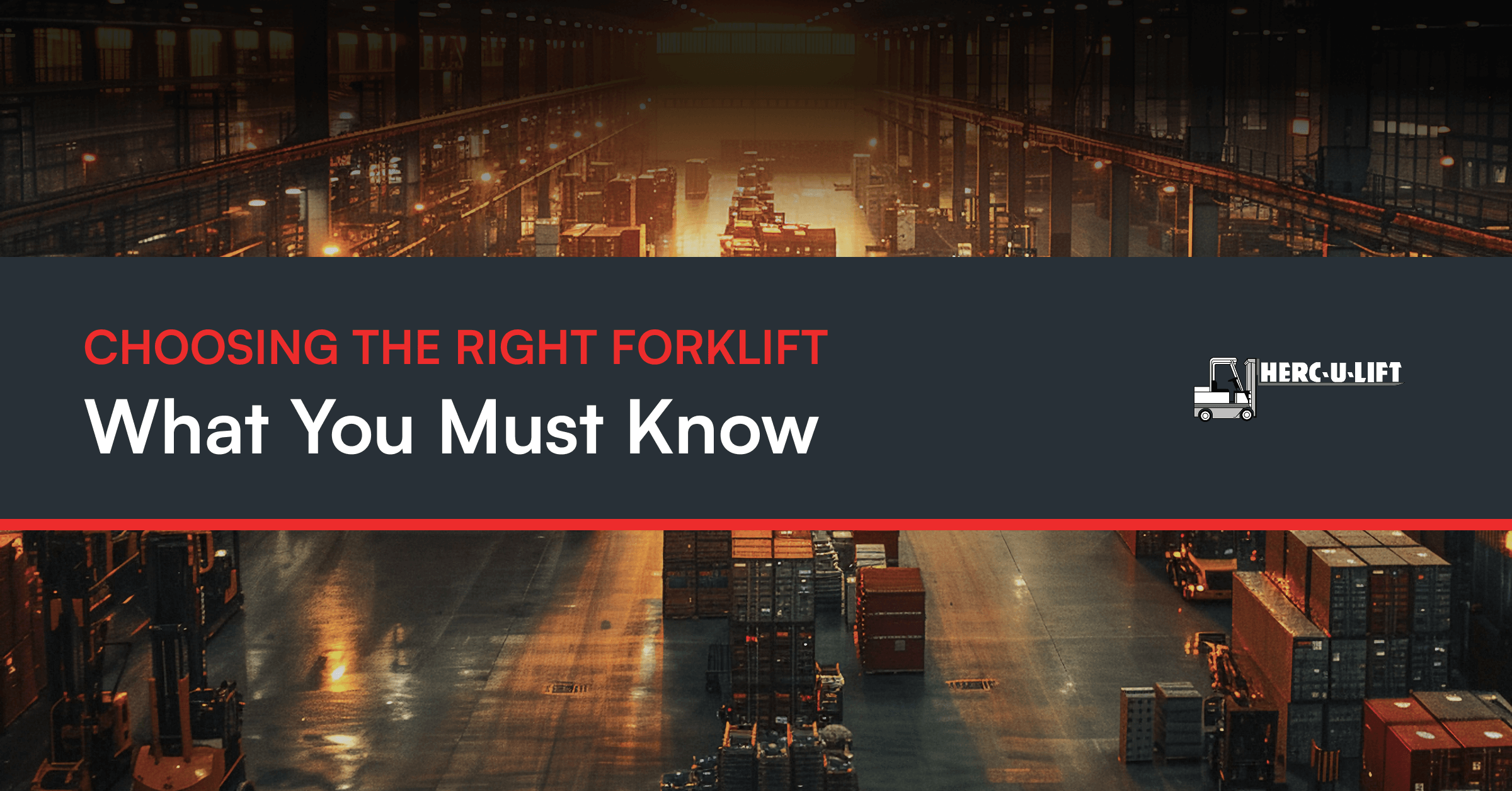 Choosing the Perfect Forklift Type for Your Operations