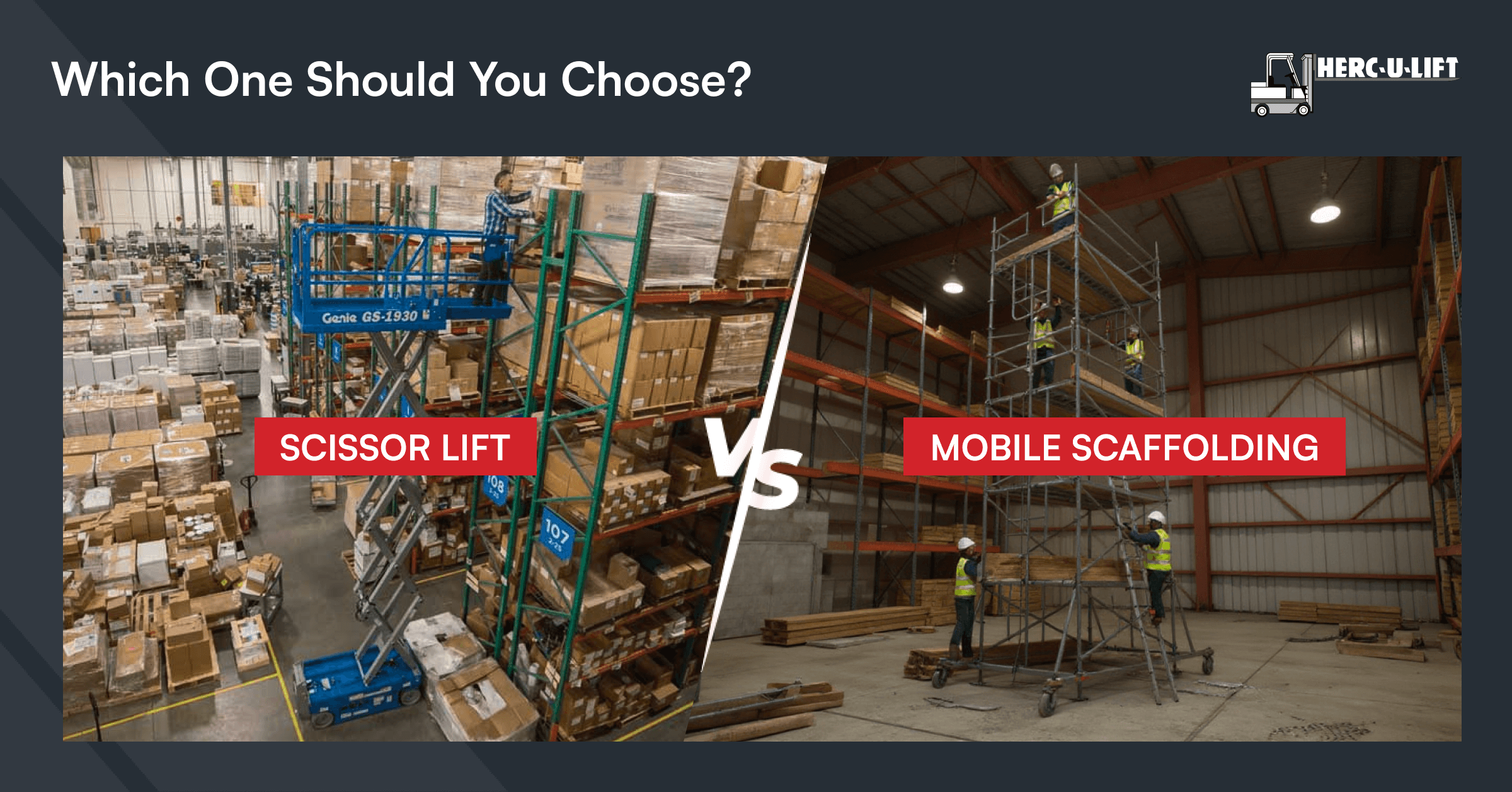 Scissor Lifts vs. Mobile Scaffolding