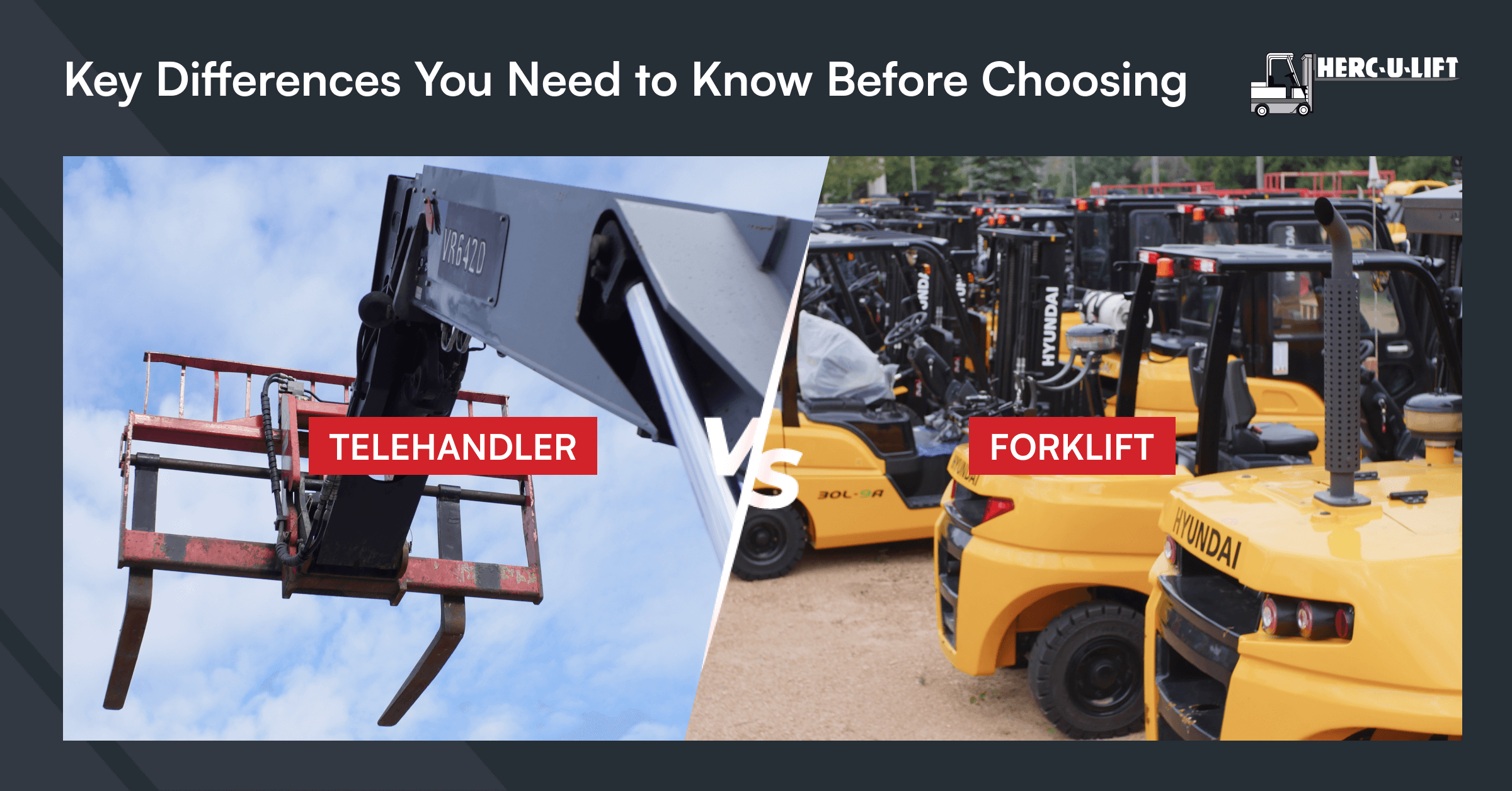 Telehandler vs Forklift: Key Differences You Need to Know Before Choosing